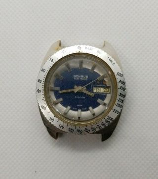 Vintage Benrus Electronic Citation Swiss Divers Watch Day Date