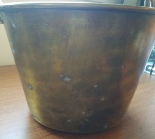 Antique American Brass Kettle Co.  Pail/Bucket,  Patina 3