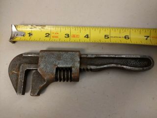 Rare Vintage Indian Motorcycle 7 Inch Adjustable Wrench Double Sided Logo