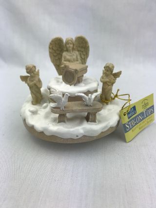 Rare Our America By Yankee Candle Angels Stay On Tops J/t Sot Angel P6 -