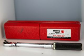Matco Tools Tra200 Torque Wrench 1/4 (rarely)