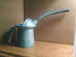Antique 1 Quart Oil Can With Flexible Spout 2