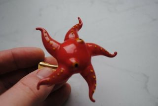 Very Rare German Blown Hollow Christmas Ornament,  Octopus