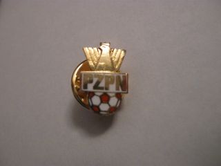 Rare Old Poland Football Association Enamel Press Pin Badge