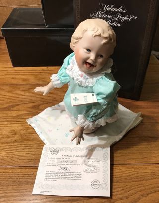 Vintage Knowles Yolanda’s Picture Perfect Babies Jessica Baby Porcelain Doll