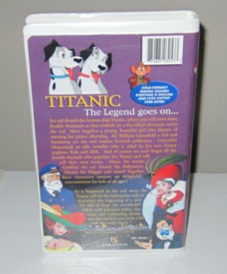 RARE Titanic: The Animated Movie VHS 2001 Equinox 2