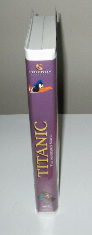 RARE Titanic: The Animated Movie VHS 2001 Equinox 3