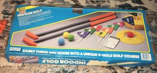 Vintage Nerf Indoor Golf & Ping Pong Parker Brothers Almost Complete Rare