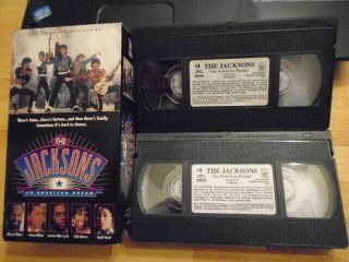 Rare Oop The Jacksons 2x Vhs Video Angela Bassett Billy Dee Williams Michael Rip