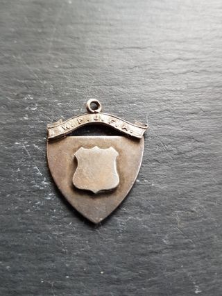 Antique 1909 Sterling Silver Football Shield Fob South Africa