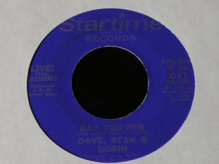 Dave,  Stan & Robin - Day Tripper/get Off My Cloud - Rare 1966 Pvt Ca Live Garage 45