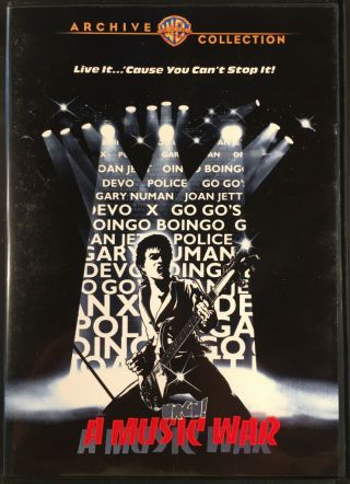 Urgh A Music War Dvd Devo The Police The Go - Gos Joan Jett X Cramps Rare Vg,