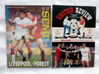 Mega Rare Programmes Liverpool V Forest Fa Cup Semi Final 1989 Hillsborough