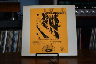Led Zeppelin - Live At The L.  A.  Forum 1977 Rare Vinyl Lp Concert Merch Vg,