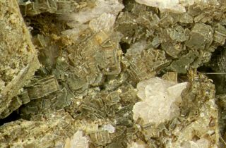 Remarkable Rare Nenadkevichite Micro Crystals W Epididymite – Mont Saint - Hilaire