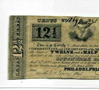 12 & 1/2 Cent (philadelphia) 1800 