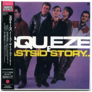 Squeeze East Side Story Cd Rare Japan Japanese Mini Lp Cd With Obi