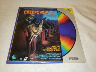 Creepshow 2 Laserdisc,  Stephen King,  1987,  Rare
