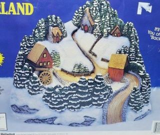 Wee Crafts Accents Unlimited Christmas Winter Wonderland Lighted Paint Kit Rare