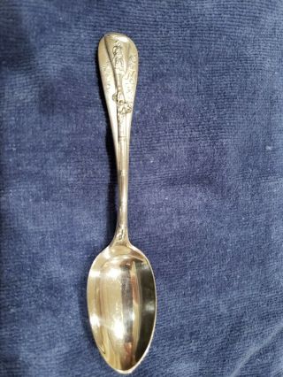 Antique " 1775 Concord " Sterling Silver 6 " Souvenir Spoon C.  1891