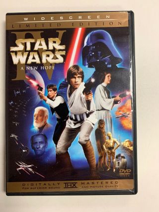 Rare Limited Edition 1977 Theatrical Star Wars A Hope Widescreen
