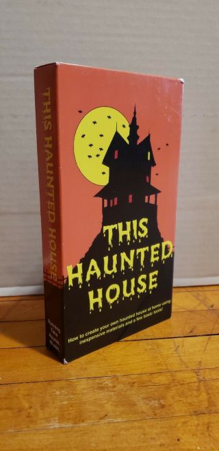 This Haunted House Vhs Sov Horror Diy Halloween Rare