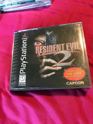 Resident Evil 2 Sony Playstation 1 Ps1,  Ps2,  Ps3 Complete,  Rare Black Label