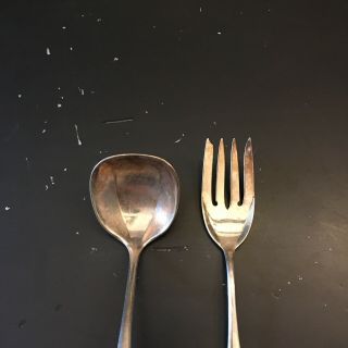 Sterling Silver Vintage Spoon And Fork 2