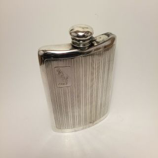 Vintage Meriden Britannia Co International Silver Plated Drinking Flask