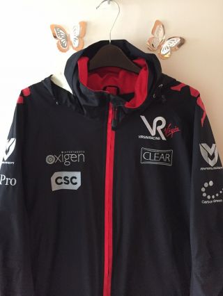 Rare Kappa Top F1 Team Marussia Virgin Racing Collectable Jacket Coat Large