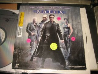 The Matrix LASERDISC LD Keanu Reeves Wachowski Brothers 1999 Mega Rare 2