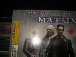 The Matrix LASERDISC LD Keanu Reeves Wachowski Brothers 1999 Mega Rare 3