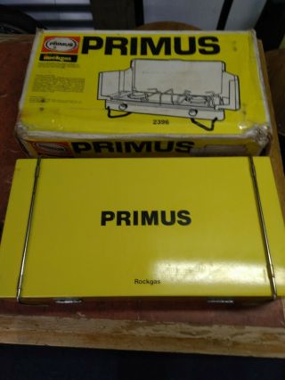 Rare Boxed Nz Assembled Primus 2396 Twin Burner Classic Camp Stove