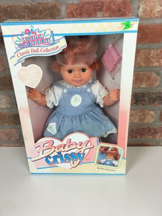 Vintage Ideal Baby Crissy Doll 1990’s Hair Really Grows