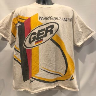 Rare Vintage Germany World Cup 1994 Soccer T Shirt Team Gear Germany Size Xl