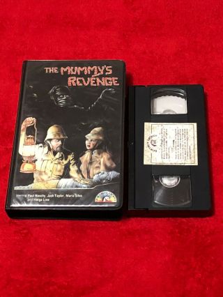 THE MUMMY’S REVENGE 1970s Paul Naschy EuroHorror Unicorn clamshell VHS - RARE 3