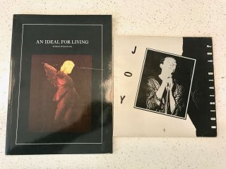 Joy Division Books Ideal For Living History Rare Ian Curtis Order Photos
