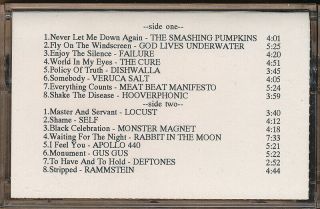 For The Masses (depeche Mode Tribute) Rare Promo Advance Cassette (rammstein)