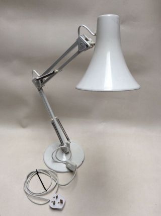 Vintage Anglepoise Desk Lamp,  Mid Century Metal Adjusting Pixar Light,  Man Cave