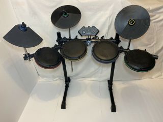 Ps2 Ion Drum Rocker Premium Drums W/ 3 Symbols Rare For Rockband