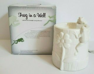 Scentsy Warmer Frog In A Well Full Size Ultra Rare Orville White Limited Edition