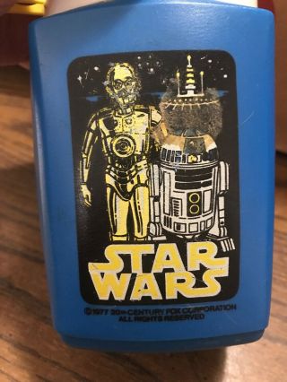 Vintage 1977 Star Wars Lunch Box Thermos " Rare 1st Edition " Thermos Only