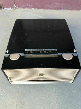 Vintage 1955 Rca Victor 6by4b Skipper Record Player Radio Portable Tube Rare