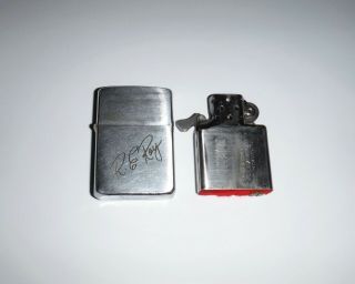 Vintage Rare Zippo Lighter 1950 - 57 With Red Felt Insert Pat.  2517191