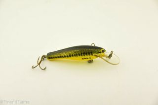 Vintage Bagley Bang O B 3 Antique Fishing Lure Lb9 Little Bass On Chartreuse