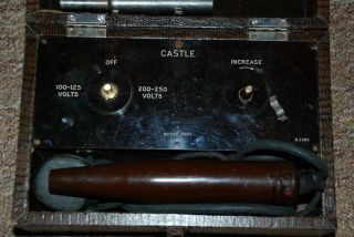 Vintage violet ray machine & wands electric medical shock machine 3