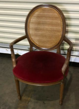 Sl3025: Palor Occaccional Chair Clothe And Wood Local Pickup