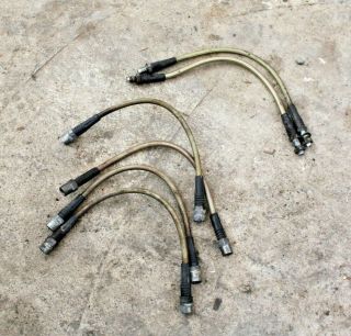 Volvo 240 1978 - 93 240 W/out Abs Stainless Steel Braided Brake Lines Set Ipd Rare