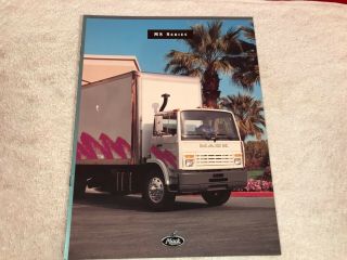 Rare Mack Bulldog Trucks Ms Series Dealer Sales Brochure 6 Page