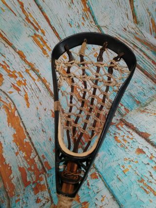 Vtg Collectors Vintage Lacrosse Stick Stx Wooden Shaft 42 " Long Sports Antique